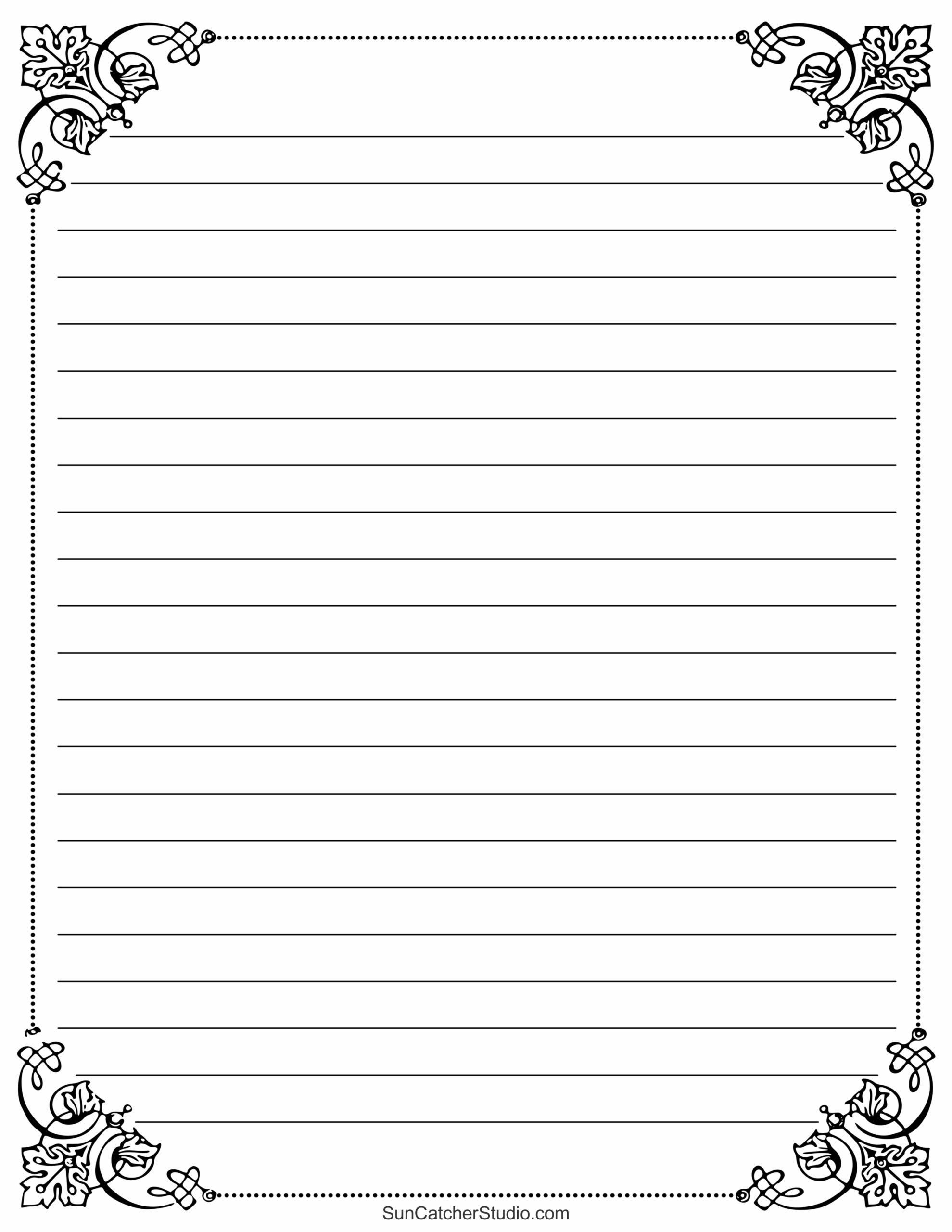 Free Printable Stationery And Lined Letter Writing Paper – Free regarding Free Printable Lined Writing Paper