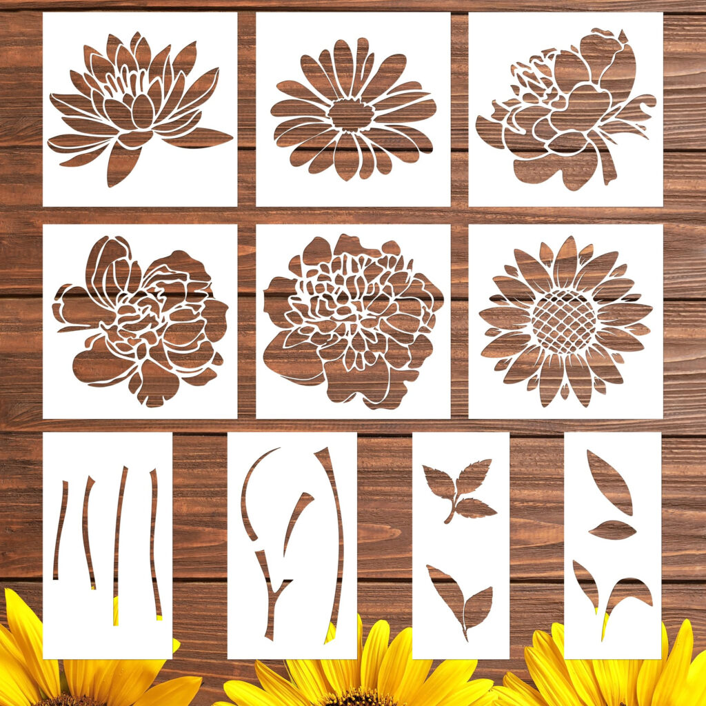 Free Printable Stencils Of Flowers   Printable Party Favors Throughout Free Printable Wall Stencils For Painting