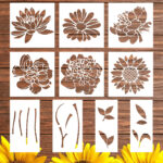 Free Printable Stencils Of Flowers   Printable Party Favors Throughout Free Printable Wall Stencils For Painting