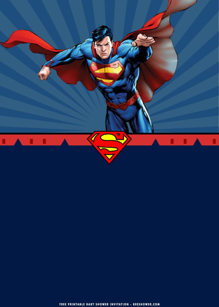 Free Printable) Superman Birthday Invitation Templates Inside Free Printable Superman Invitations Free Printable) Superman Birthday Invitation Templates Inside Free Printable Superman Invitations