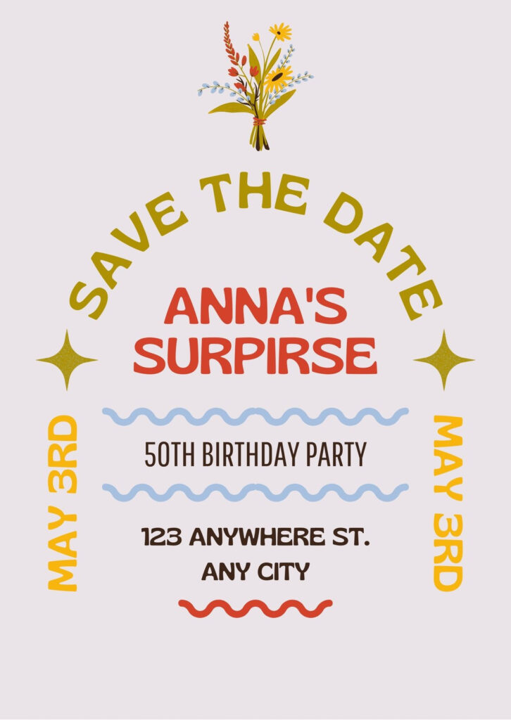 Free Printable Surprise Birthday Invitation Templates | Canva Regarding Free Printable Surprise Party Invitations Free Printable Surprise Birthday Invitation Templates | Canva Regarding Free Printable Surprise Party Invitations