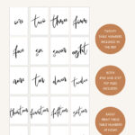 Free Printable Table Numbers For Weddings And Events Inside Free Printable Table Numbers