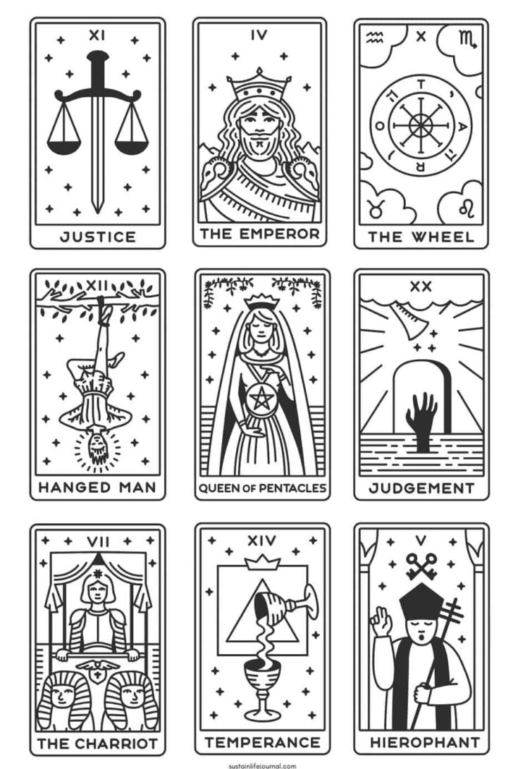 Free Printable Tarot Cards