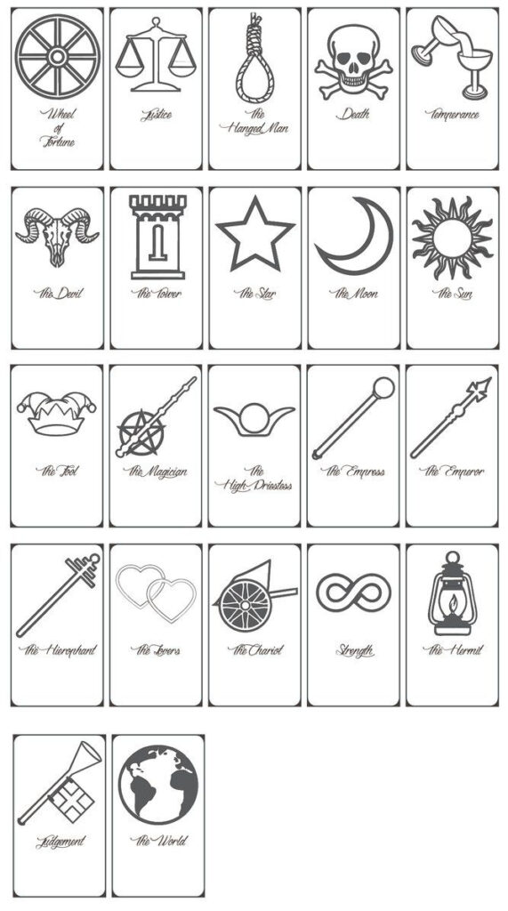 Free Printable Tarot Cards!Keniakittykat On Deviantart Inside Free Printable Tarot Cards