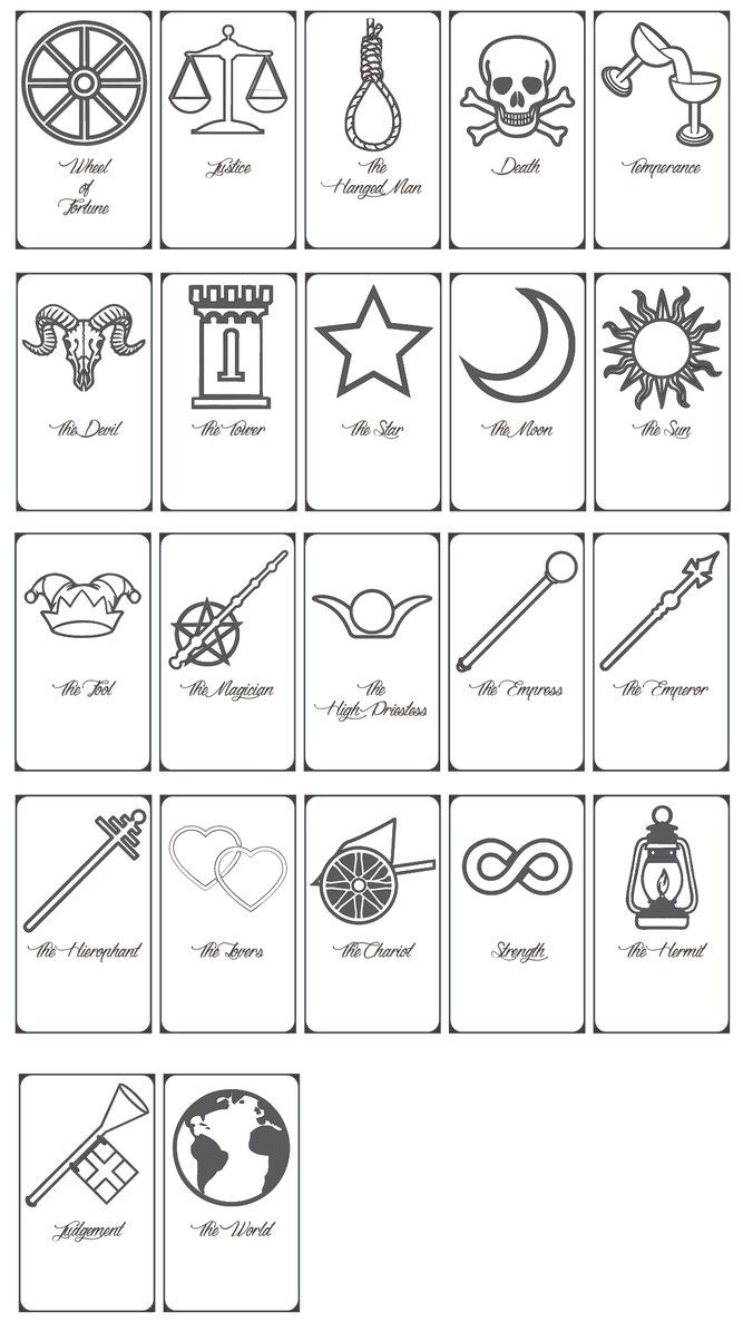 Free Printable Tarot Cards!Keniakittykat On Deviantart inside Free Printable Tarot Cards