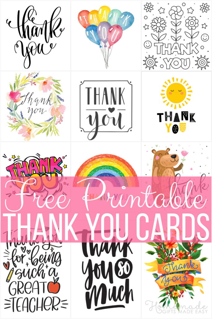 Free Printable Thank You Cards In Free Printable Thank You Cards Free Printable Thank You Cards In Free Printable Thank You Cards