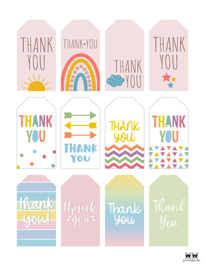 Free Printable Thank You Tags 300 Tags | Printabulls In Free Printable Thank You Tags Free Printable Thank You Tags 300 Tags | Printabulls In Free Printable Thank You Tags