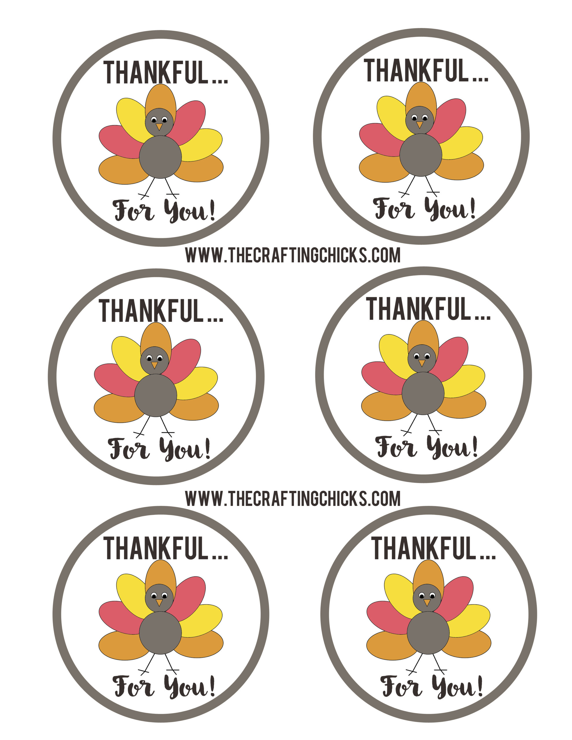 Free Printable Thankful Tags pertaining to Thankful For You Free Printable Tags