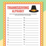 Free Printable Thanksgiving Alphabet Game Inside Thanksgiving Games Printable Free