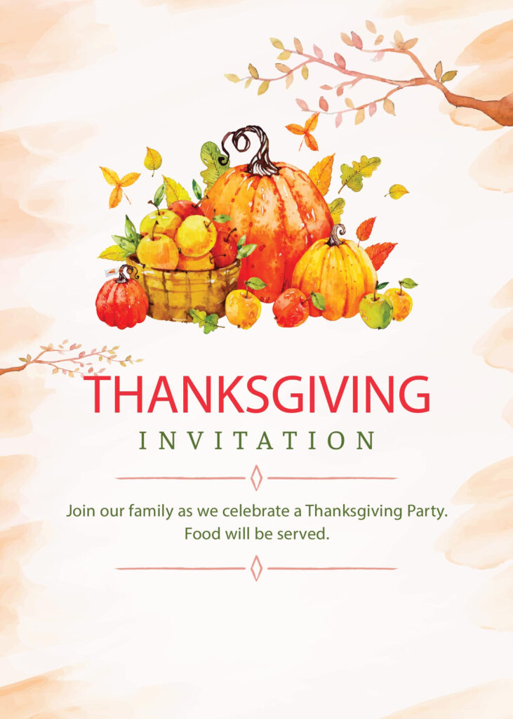 Free Printable Thanksgiving Invitations: Editable Or Print As Is! Pertaining To Free Printable Thanksgiving Invitations Free Printable Thanksgiving Invitations: Editable Or Print As Is! Pertaining To Free Printable Thanksgiving Invitations