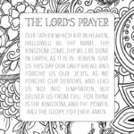 Free Printable The Lord'S Prayer Coloring Page   My Printable Faith Within Free Printable Lord'S Prayer Coloring Pages
