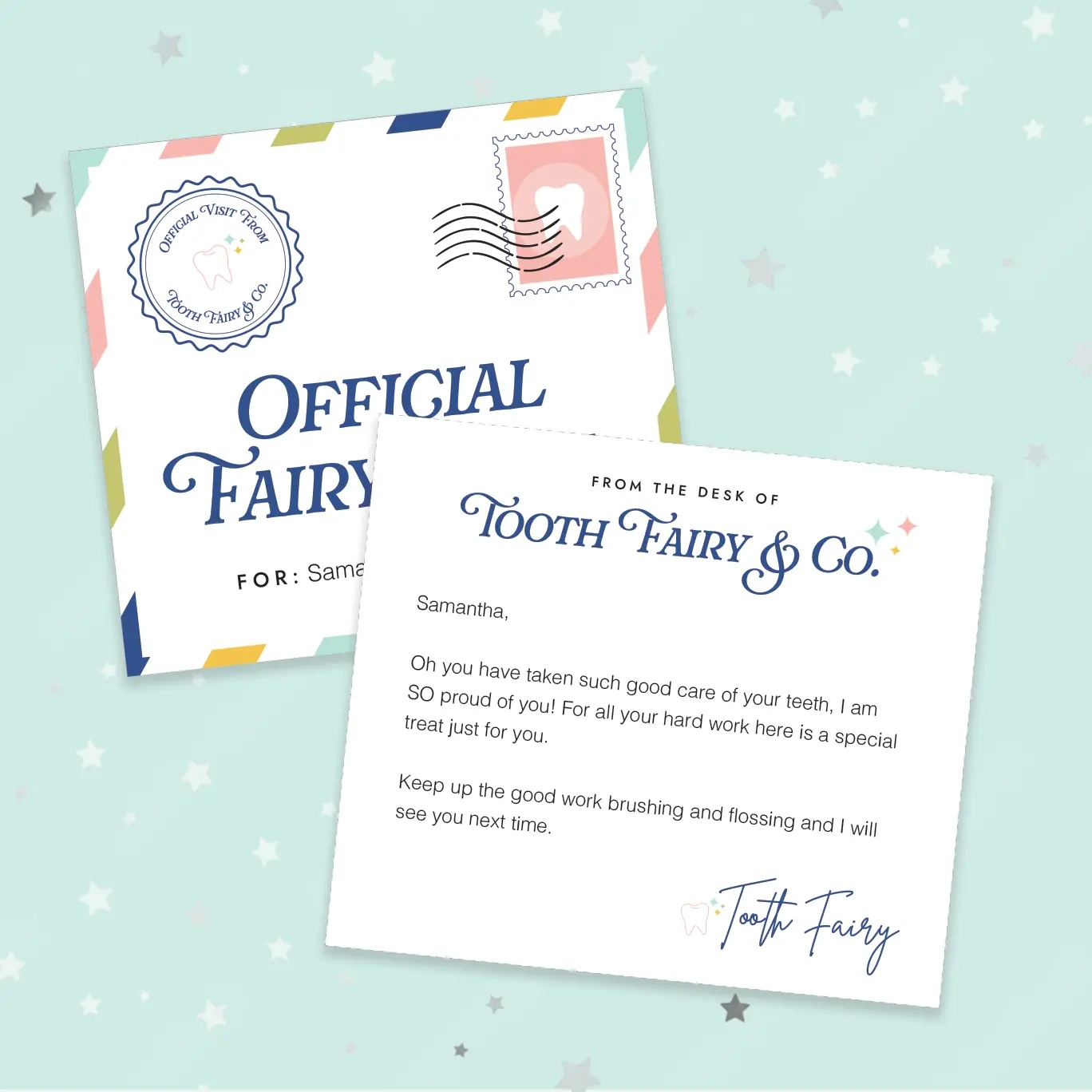 Free Printable Tooth Fairy Letter - Favorite Printables in Free Printable Tooth Fairy Letter and Envelope