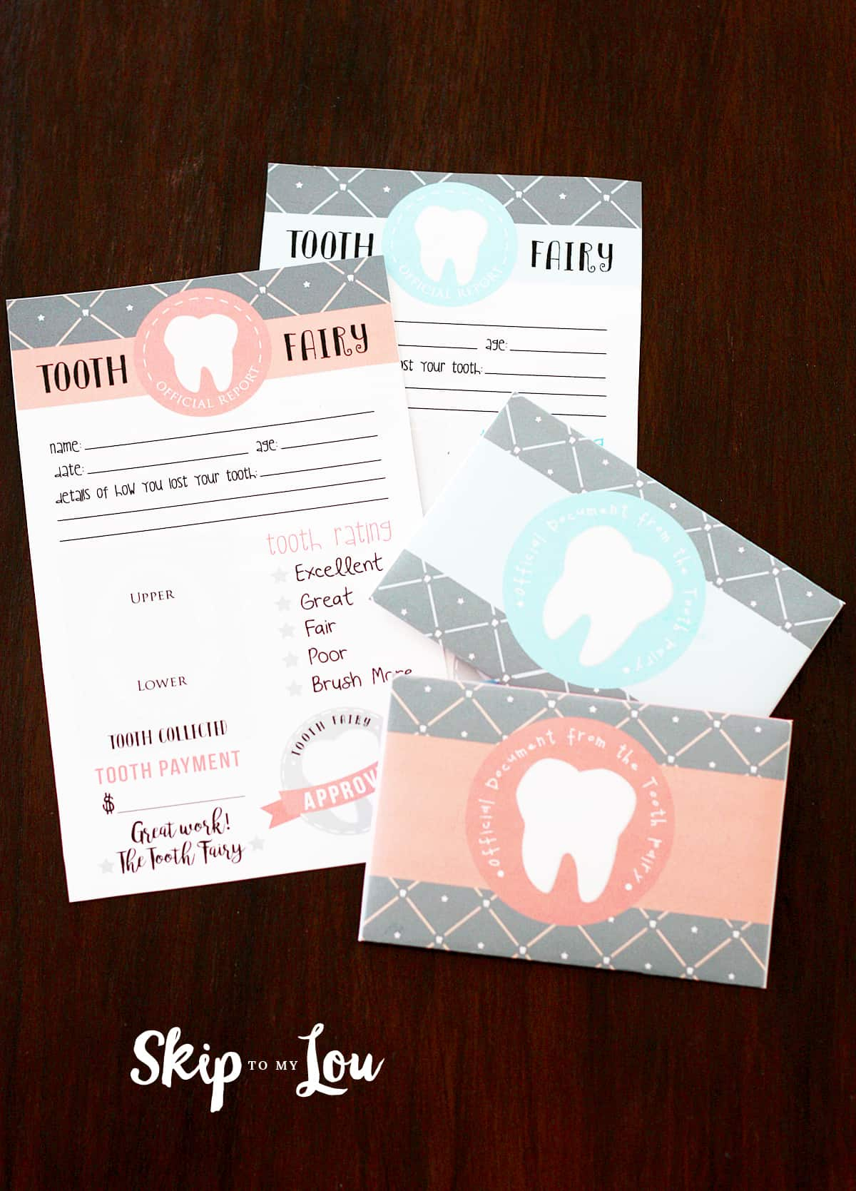 Free Printable Tooth Fairy Letter | Skip To My Lou inside Free Printable Tooth Fairy Letter And Envelope