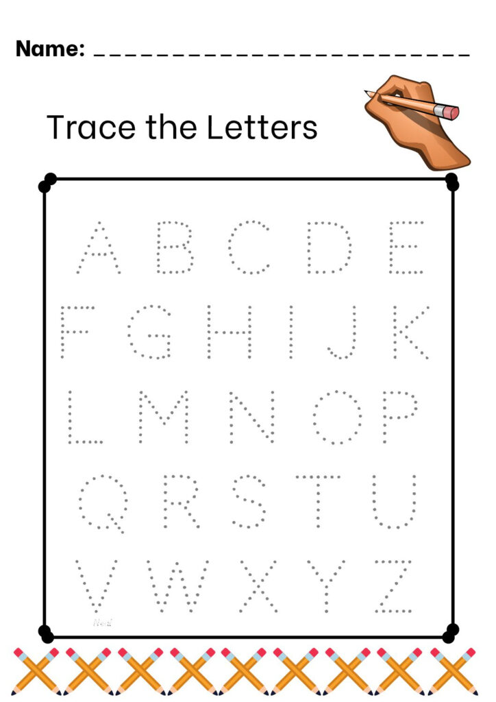 Free Printable Trace The Letters Worksheet • Teacha! Within Free Printable Alphabet Worksheets For Grade 1 Free Printable Trace The Letters Worksheet • Teacha! Within Free Printable Alphabet Worksheets For Grade 1