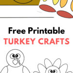 Free Printable Turkey Craft For Thanksgiving   With Regard To Free Printable Turkey