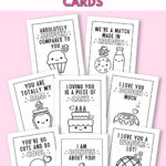 Free Printable Valentine&<h2>039;S Cards To Colour — Gathering Beauty Pertaining To Free Printable Valentine Cards For Kids