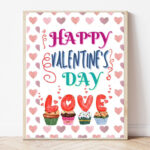 Free Printable Valentine&<h2>039;S Day Cards   Sweet Pea Pertaining To Free Printable Love Greeting Cards