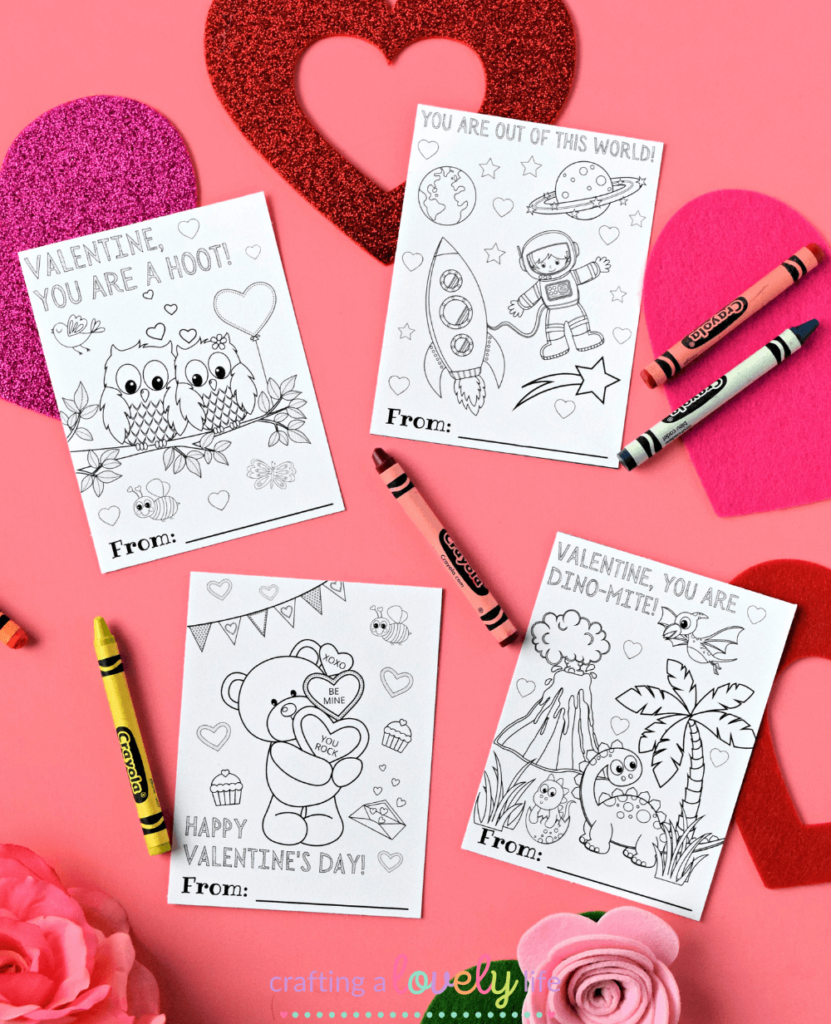 Free Printable Valentine&<h2>039;S Day Cards To Color Regarding Free Printable Valentines Day Cards For Parents
