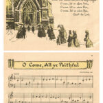 Free Printable Vintage Beginner Piano Christmas Carols • Rose For Christmas Music For Piano Free Printable