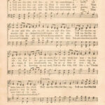 Free Printable Vintage Gospel Hymns Sheet Music With Regard To Free Printable Gospel Music Lyrics