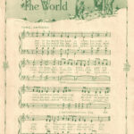 Free Printable Vintage Green Illustrated Christmas Carols • Rose Within Christmas Carols Sheet Music Free Printable
