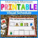 Free Printable Visual Schedule For Kids For Free Printable Visual Schedule For Preschool