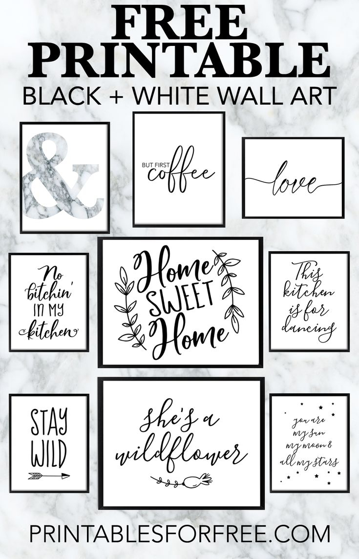 Free Printable Wall Art - Free Art Downloads in Free Printable Decor