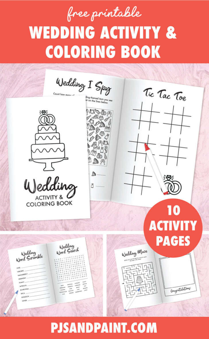Wedding Coloring Book Free Printable