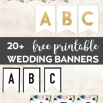 Free Printable Wedding Banners   Paper Trail Design With Free Printable Wedding Banner Letters