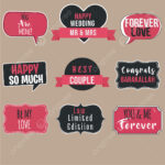 Free Printable Wedding Photo Booth Props Online Intended For Free Printable Wedding Photo Booth Props