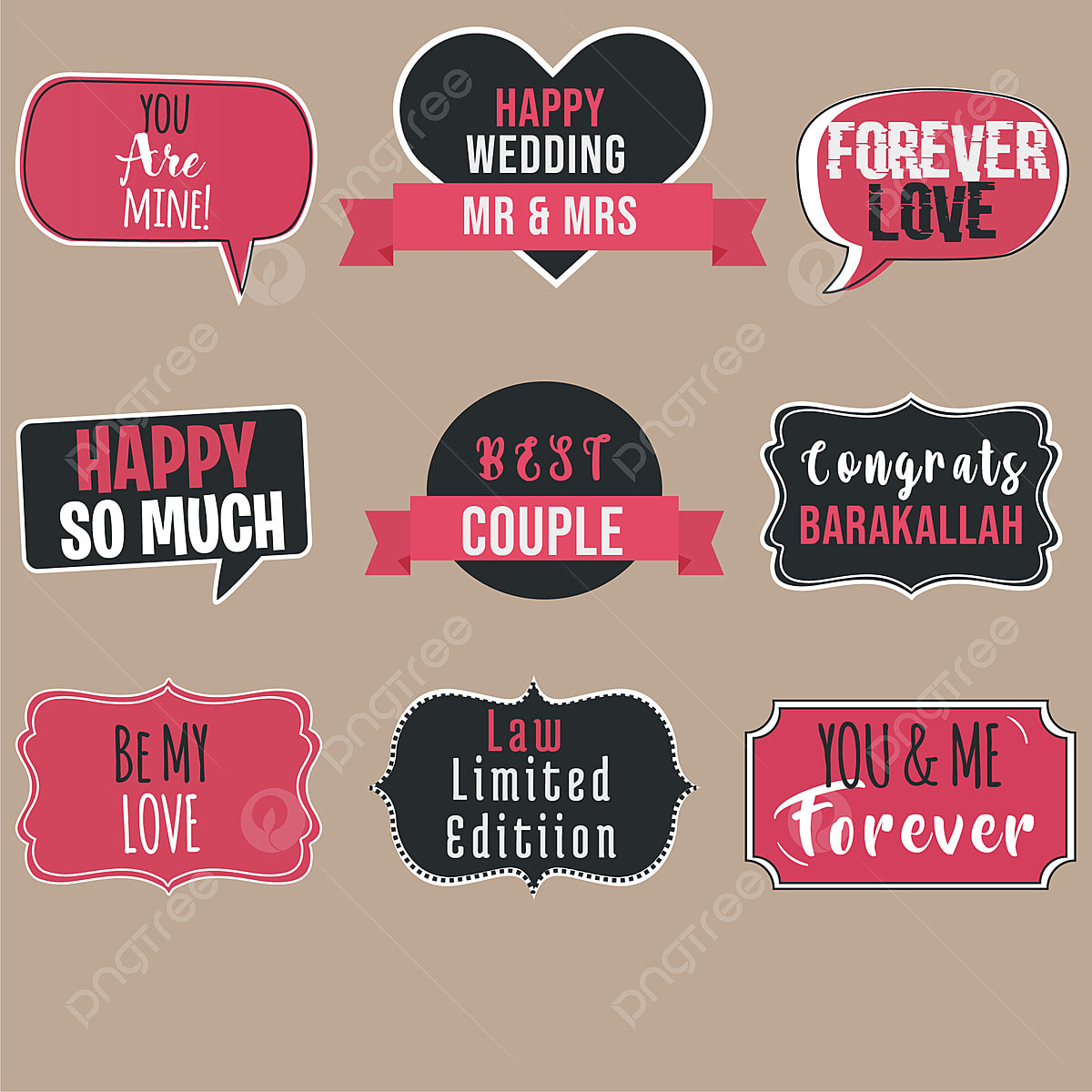 Free Printable Wedding Photo Booth Props Online intended for Free Printable Wedding Photo Booth Props