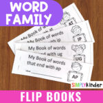 Free Printable Word Family Book Early Readers Will Love   Simply Within Free Printable Word Family Mini Books