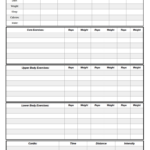 Free Printable Workout Logs: 3 Designs For Your Needs Regarding Free Printable Workout Log