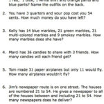 Free Printable Worksheets For Second Grade Math Word Problems With Free Printable Math Word Problems For 2nd Grade
