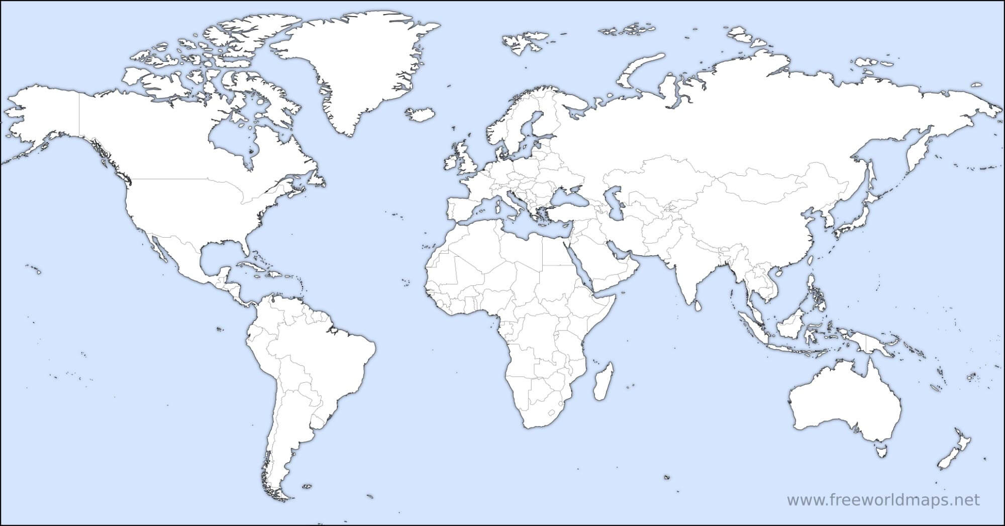 Free Printable World Maps with Free Printable World Map
