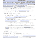 Free Promissory Note Template   Adobe Pdf & Microsoft Word In Free Printable Promissory Note Template