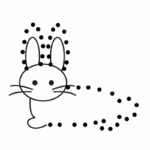 Free Rabbit Connect The Dots Activity   A Fun Coloring Printable With Free Printable Dot To Dot Easy
