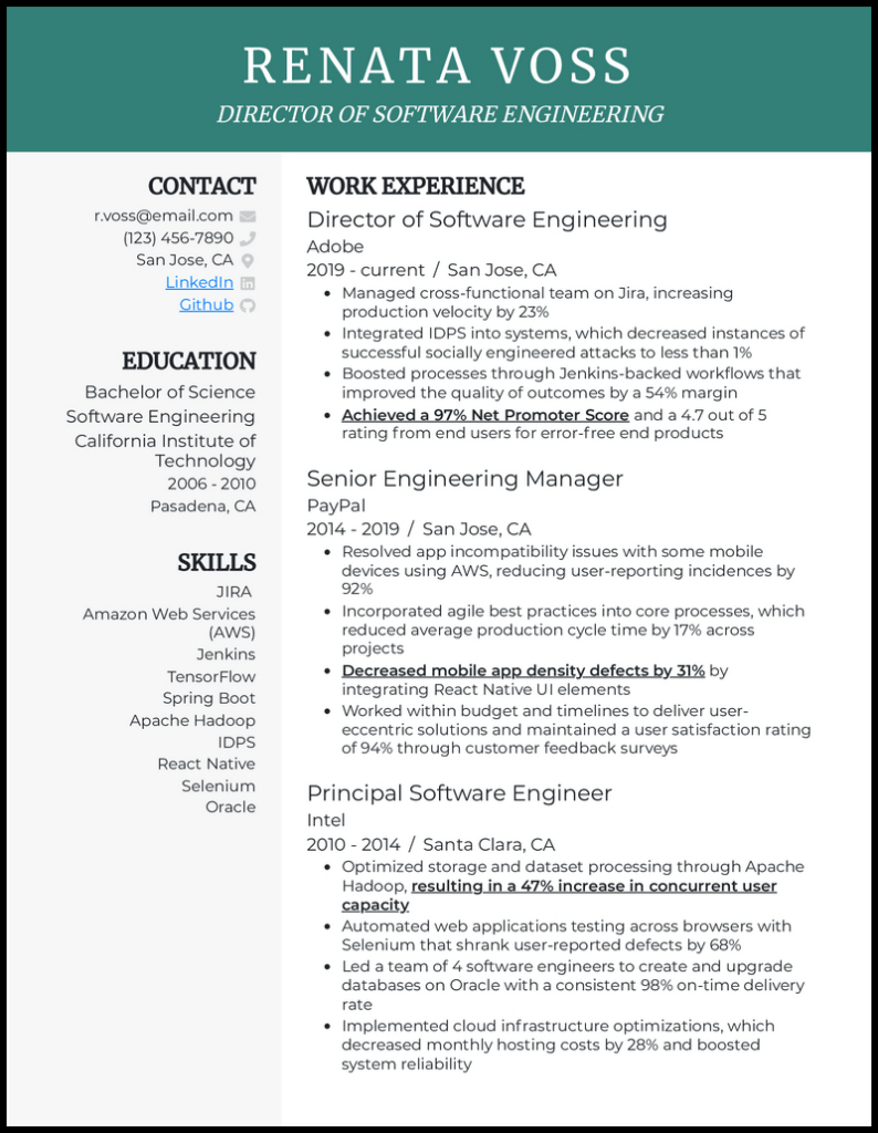 Free Resume Templates [Download & Print] With Regard To Free Printable Resume Templates