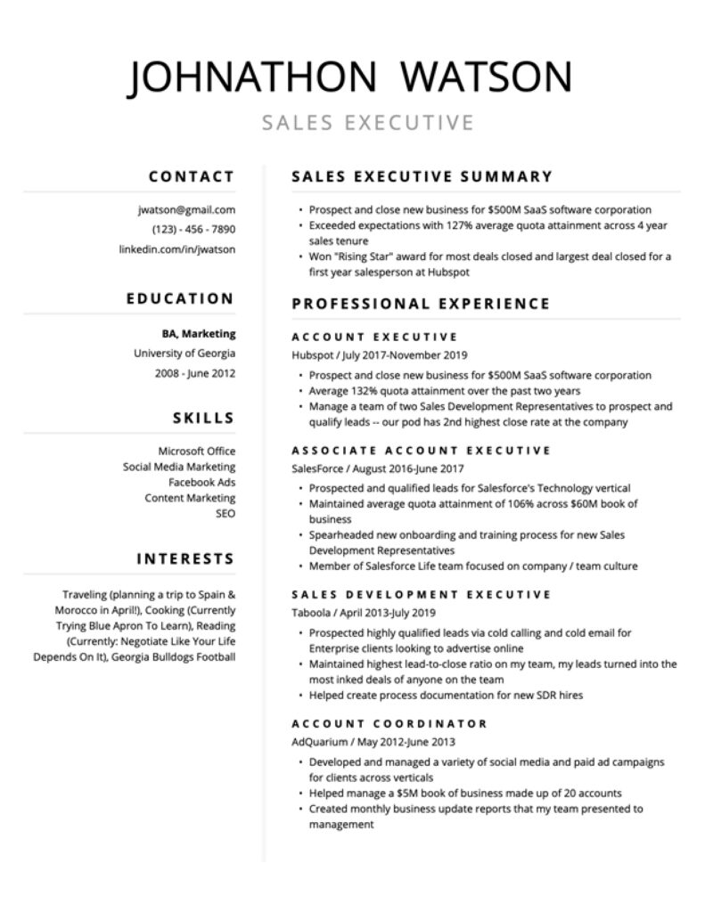 Free Resume Templates For 2025 (Edit & Download) | Resybuild.io Regarding Free Printable Resume Templates Free Resume Templates For 2025 (Edit & Download) | Resybuild.io Regarding Free Printable Resume Templates