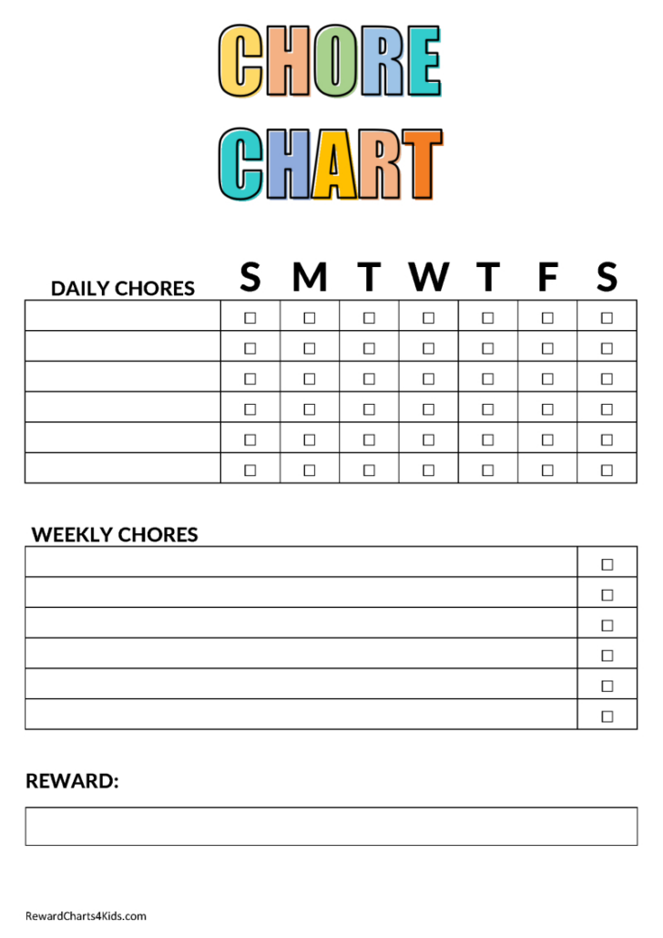 Free Printable Incentive Charts For Teachers