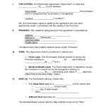 Free Roommate (Room Rental) Agreement Template   Pdf | Word – Eforms Pertaining To Free Printable Room Rental Agreement Forms