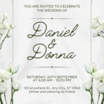 Free Save The Date Card Templates To Edit And Print | Canva In Free Printable Save The Date Invitation Templates
