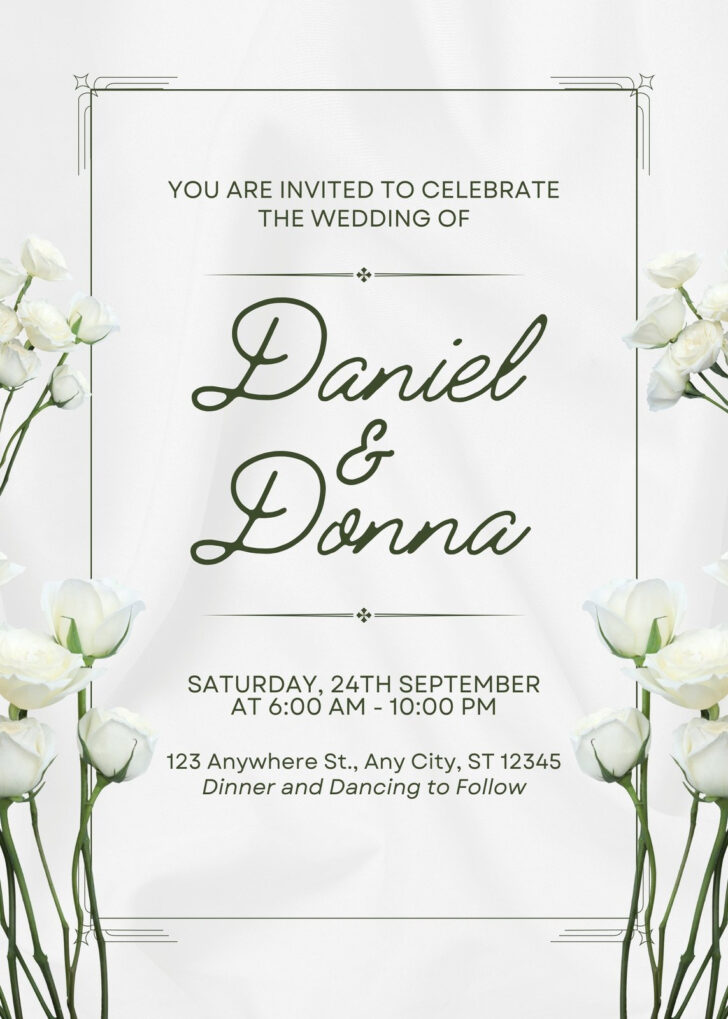 Free Printable Save the Date Invitation Templates