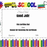 Free School Certificates & Awards Inside Free Printable School Certificates Templates