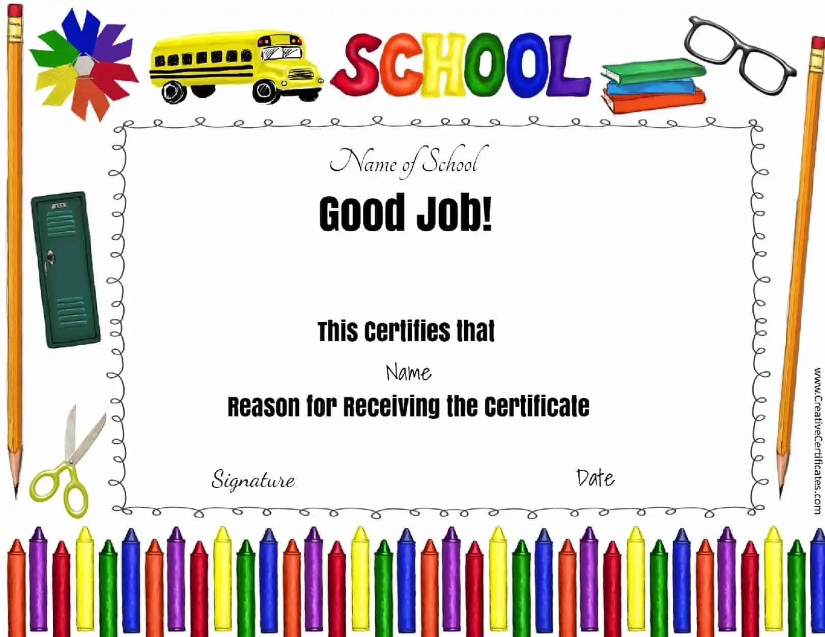 Free School Certificates &amp;amp; Awards inside Free Printable School Certificates Templates