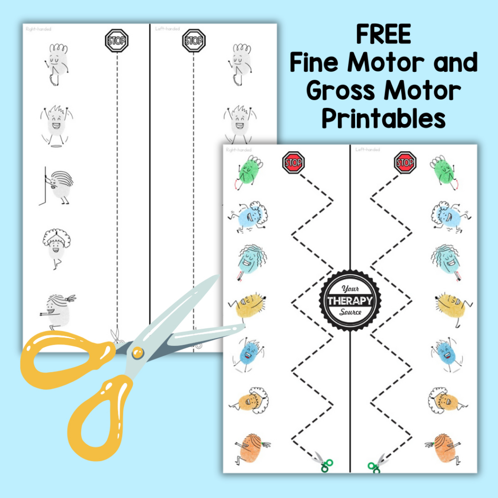 Free Scissor Practice Printable Your Therapy Source Throughout Free Printable Left Handed Worksheets Free Scissor Practice Printable Your Therapy Source Throughout Free Printable Left Handed Worksheets