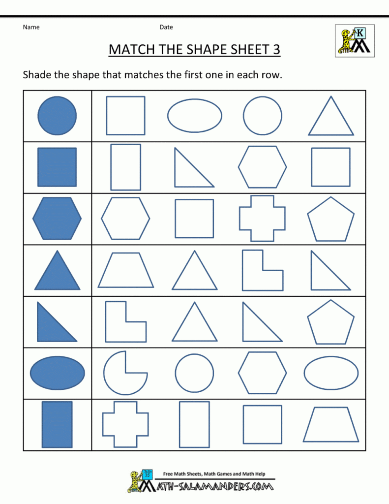 Free Shape Worksheets Kindergarten In Free Printable Shapes Worksheets For Kindergarten Free Shape Worksheets Kindergarten In Free Printable Shapes Worksheets For Kindergarten