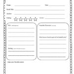 Free Simple Book Report Template   123 Homeschool 4 Me In Free Printable Book Report Forms For Second Grade
