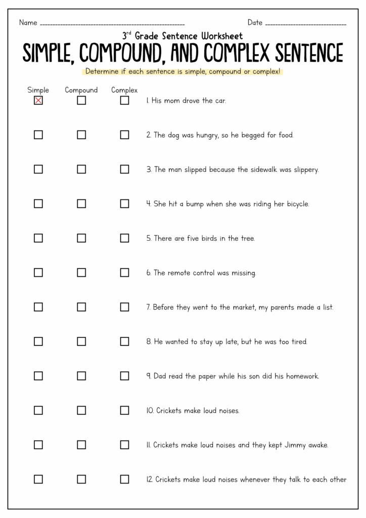 Free Simple Compound And Complex Worksheet, Download Free Simple For Free Printable Worksheets On Simple Compound And Complex Sentences Free Simple Compound And Complex Worksheet, Download Free Simple For Free Printable Worksheets On Simple Compound And Complex Sentences
