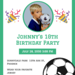 Free Soccer Birthday Party Invitation Template To Edit Online Inside Free Printable Sports Birthday Invitation Templates Free Soccer Birthday Party Invitation Template To Edit Online Inside Free Printable Sports Birthday Invitation Templates